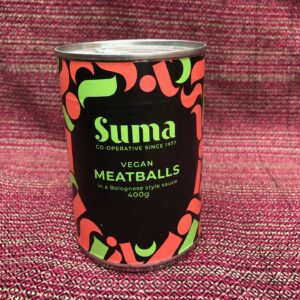 Vegan meatballs in bolognese sauce - Suma